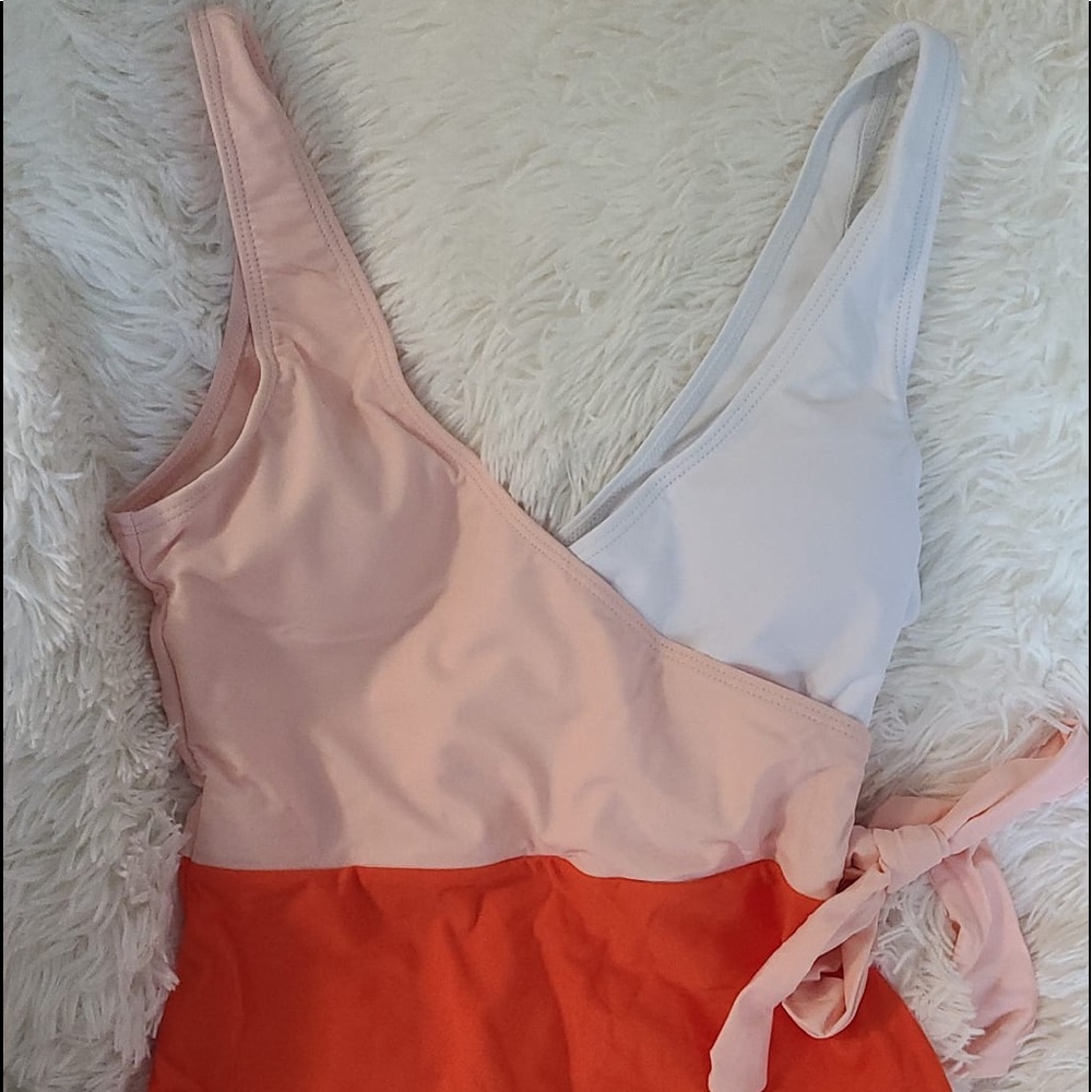 2021Women's One Piece Swimsuit Wrap Color - Picture 8 of 10